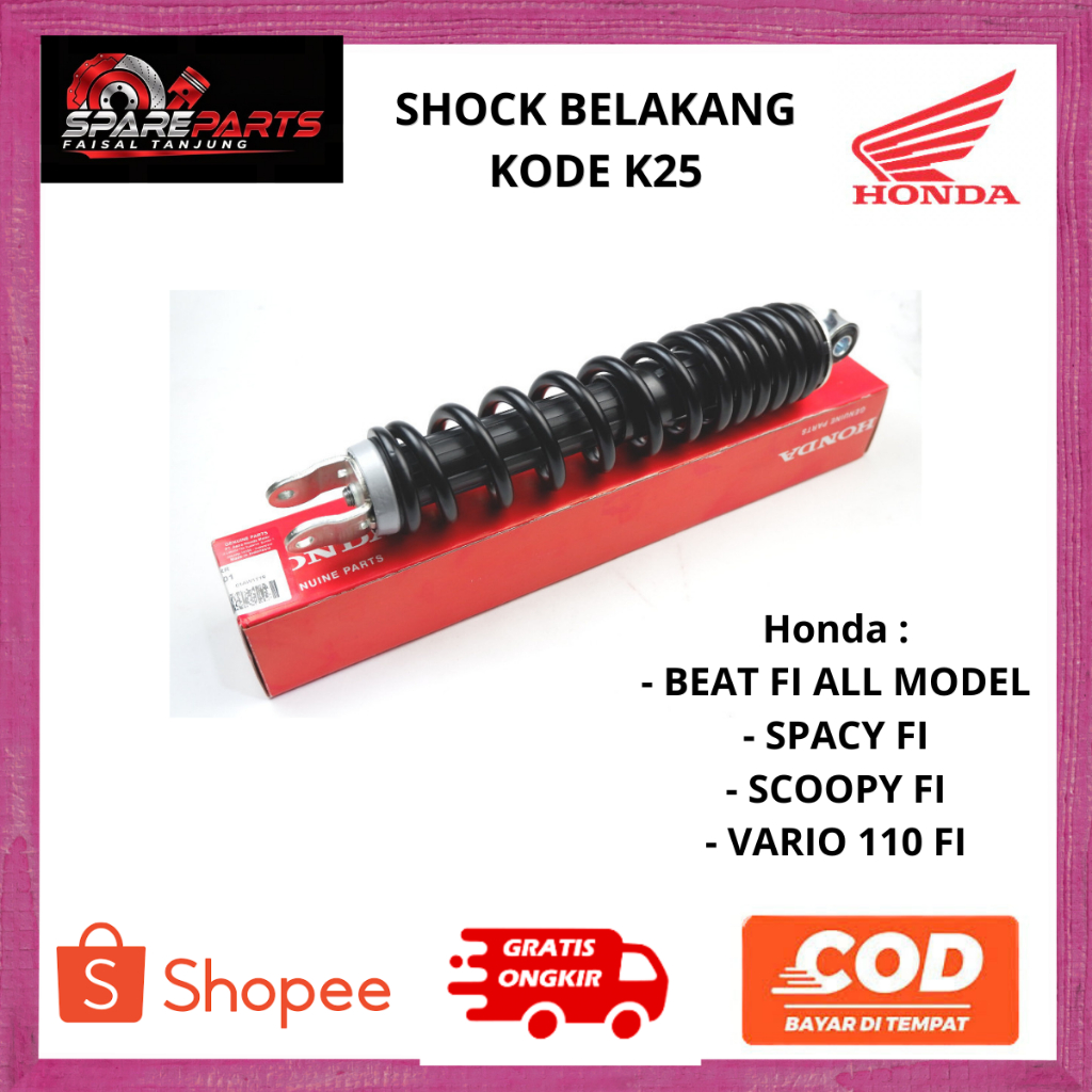 Shock Belakang Beat FI & Scoopy K25 Original