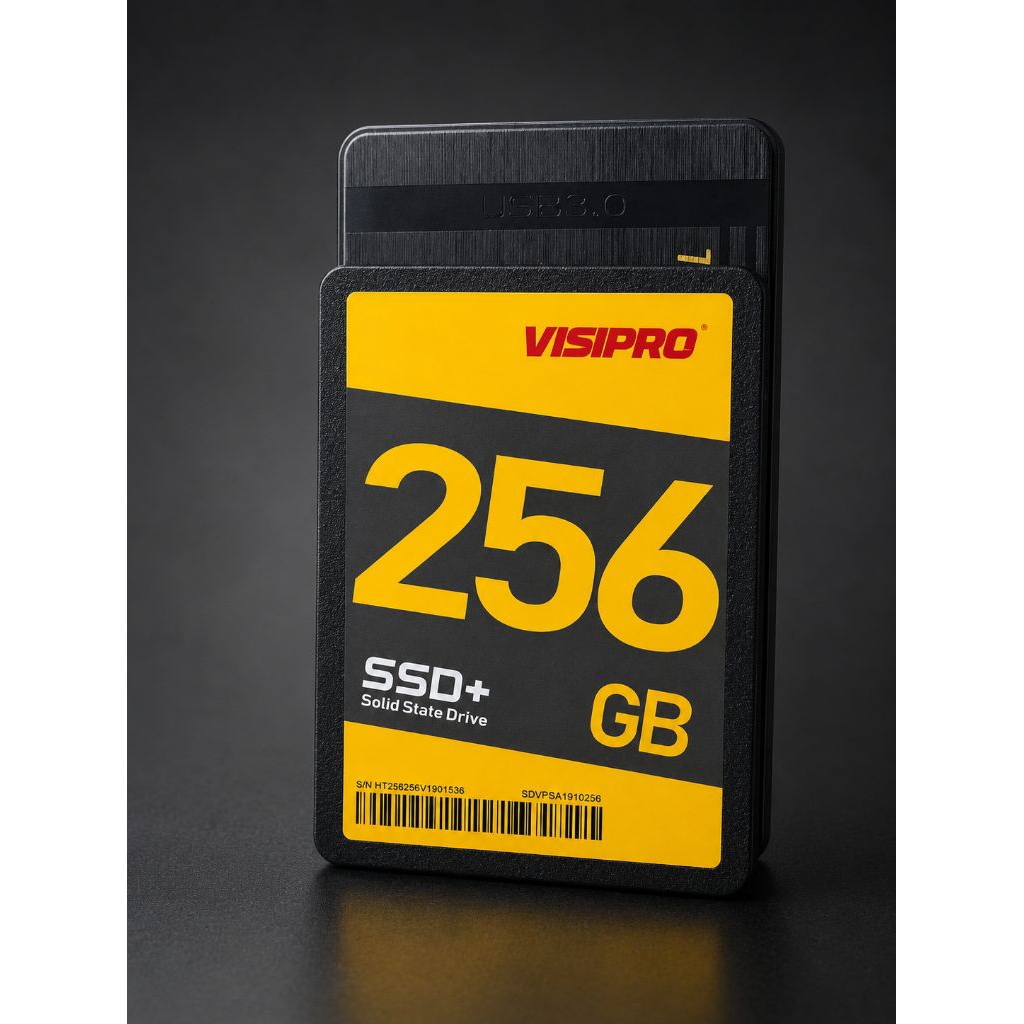 SSD Visipro 256GB SATA 2.5" Bekas Normal Siap Pakai