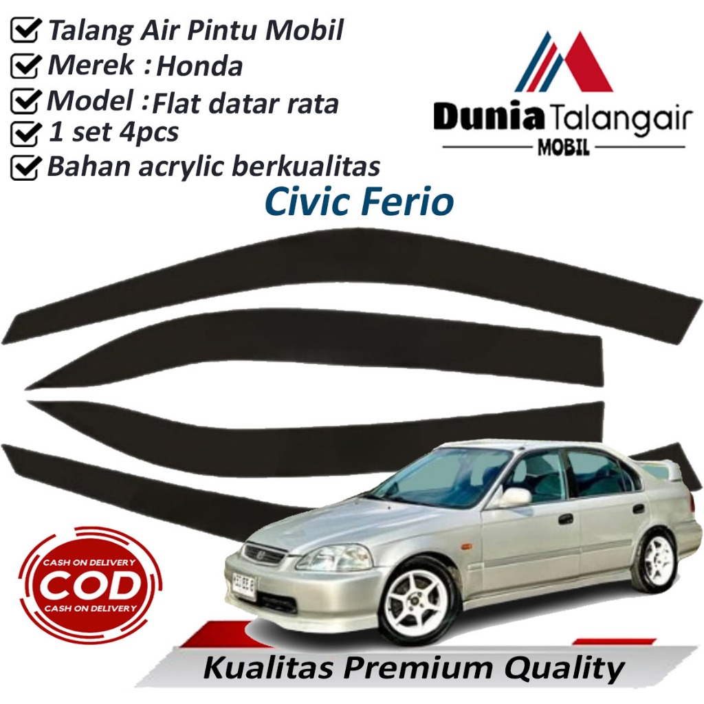talang air mobil Honda Civic Ferio 1996-2000 Premium Quality