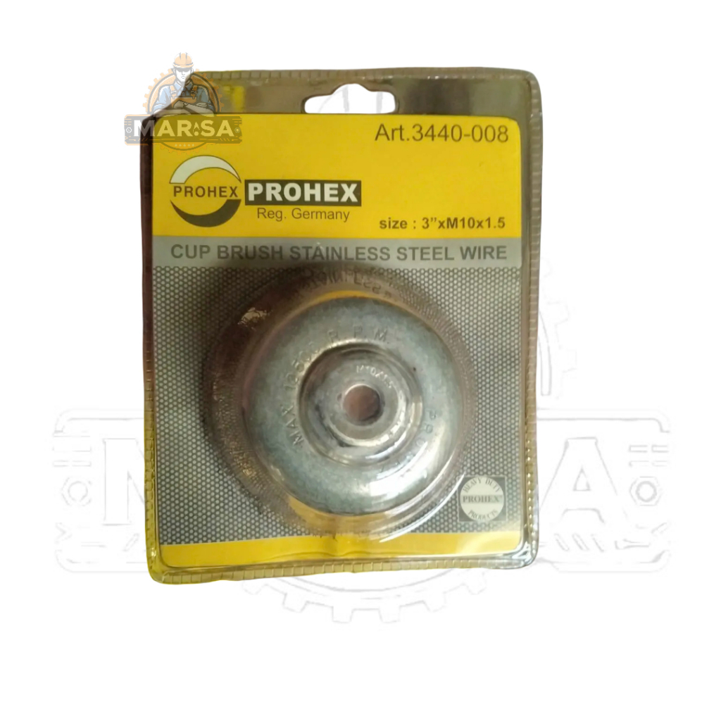 Sikat Mangkok Kawat Gerinda 3” Prohex