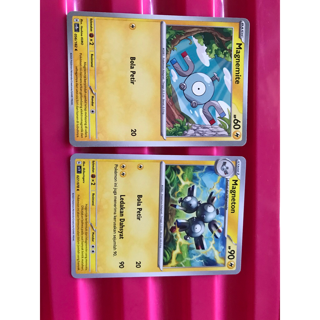 kartu pokemon magnemite magneton