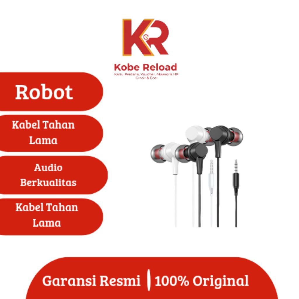 Headset Robot RE20E (Karet)