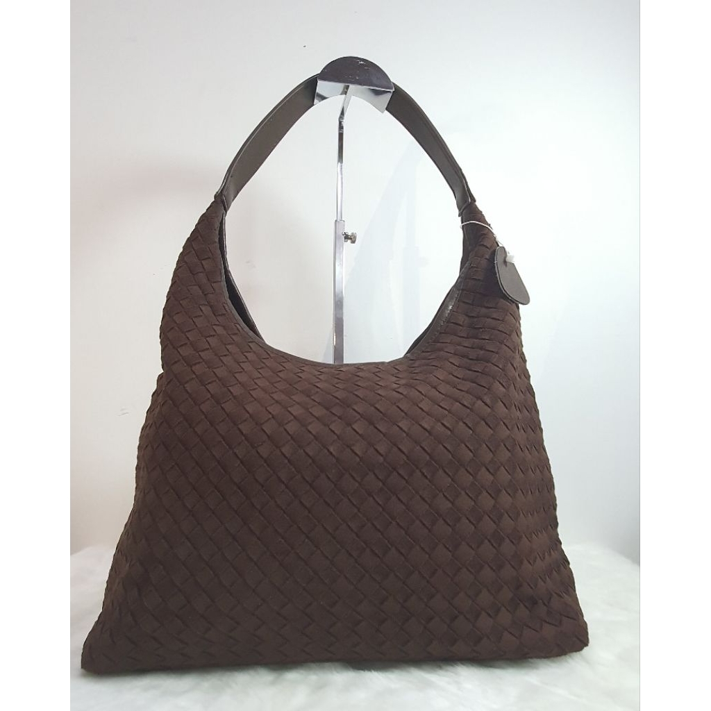 Tas Hobo Anyam Kulas Coffee 33x26x11 TDS88502