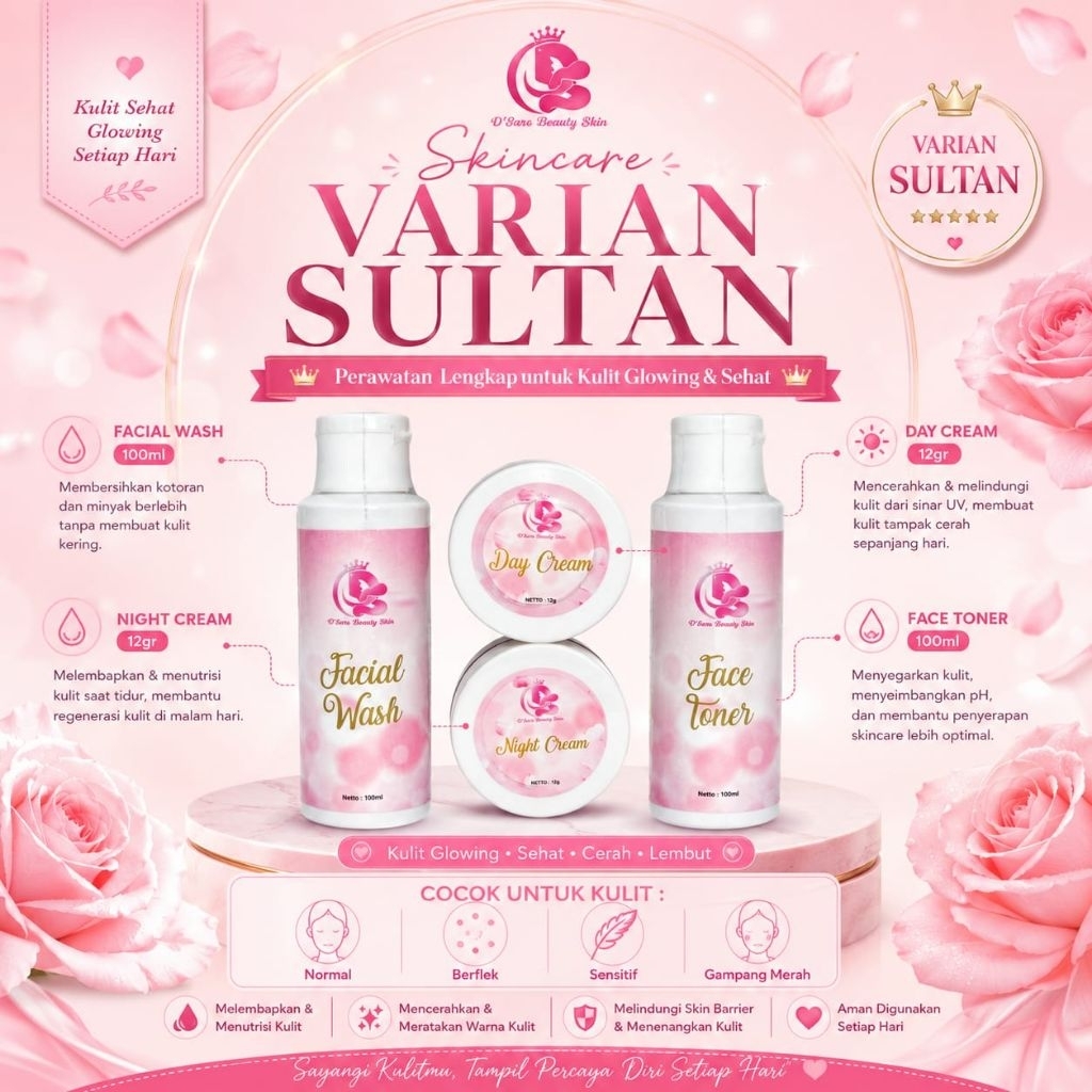 D'Sars Skincare Varian Sultan Original BPOM by Dian saraswati