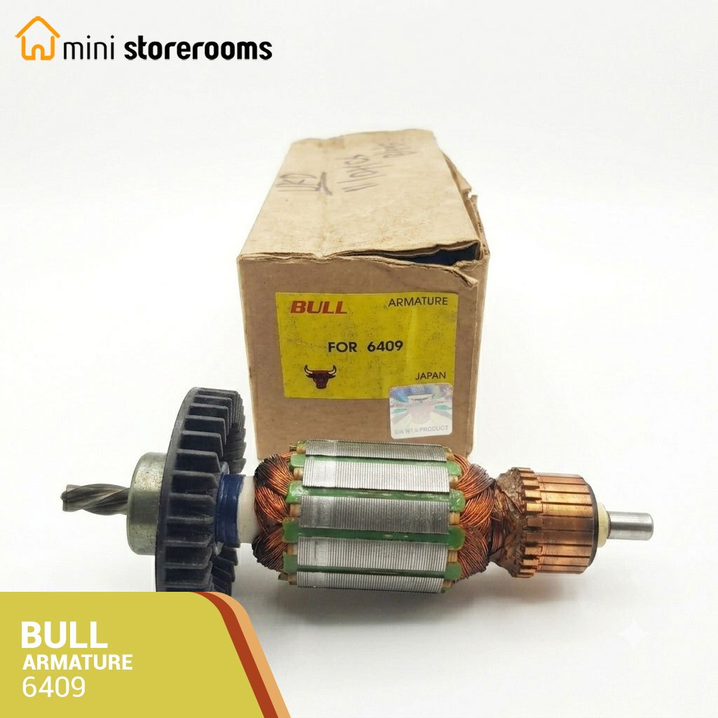 BULL 6409 armatur rotor angkur angker Mesin Bor Makita 6409 (UKD-02000105)