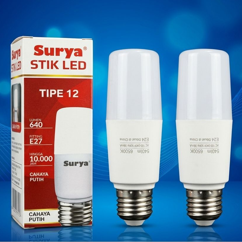 (TERLARIS) Lampu Stik Led 9 watt E27 Merk Surya