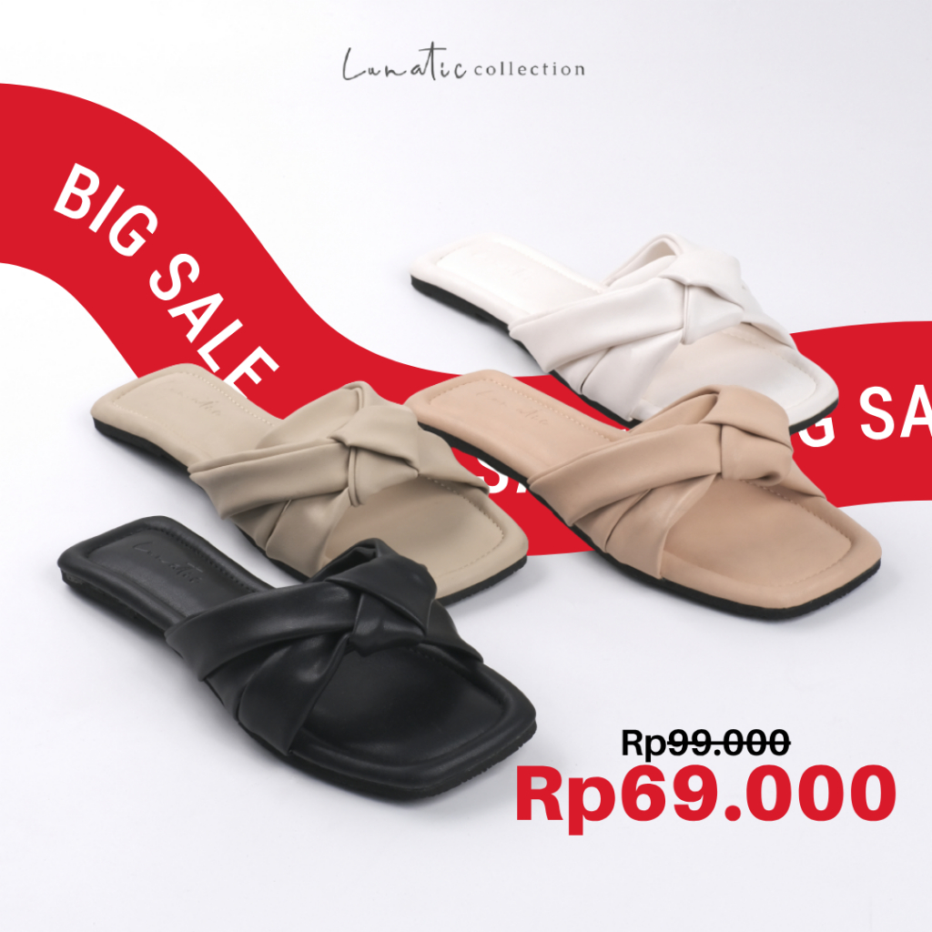 LUNATIC Valerie Sandal Flat Wanita