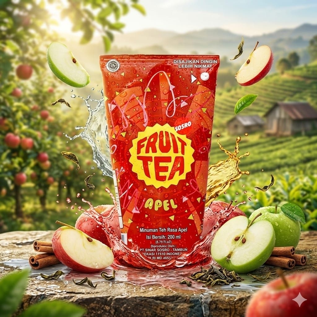 Frutea Genggam 200 ml 1Dus Rasa Apel