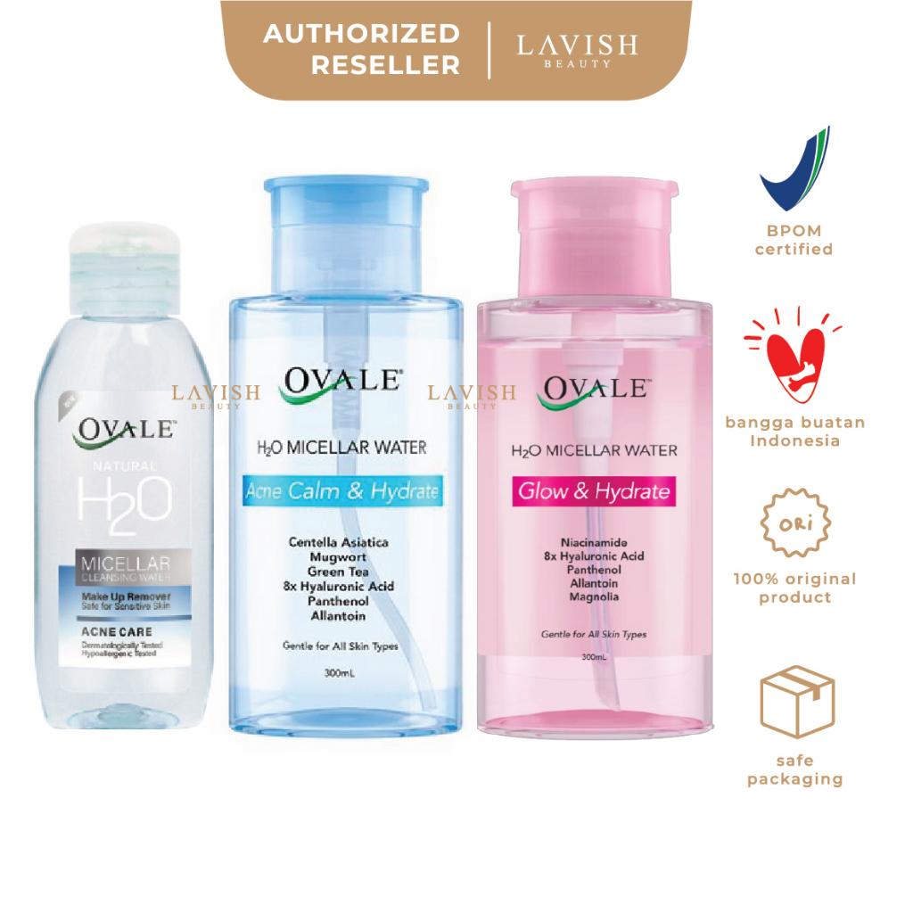 OVALE Natural H20 Micellar Cleansing Water