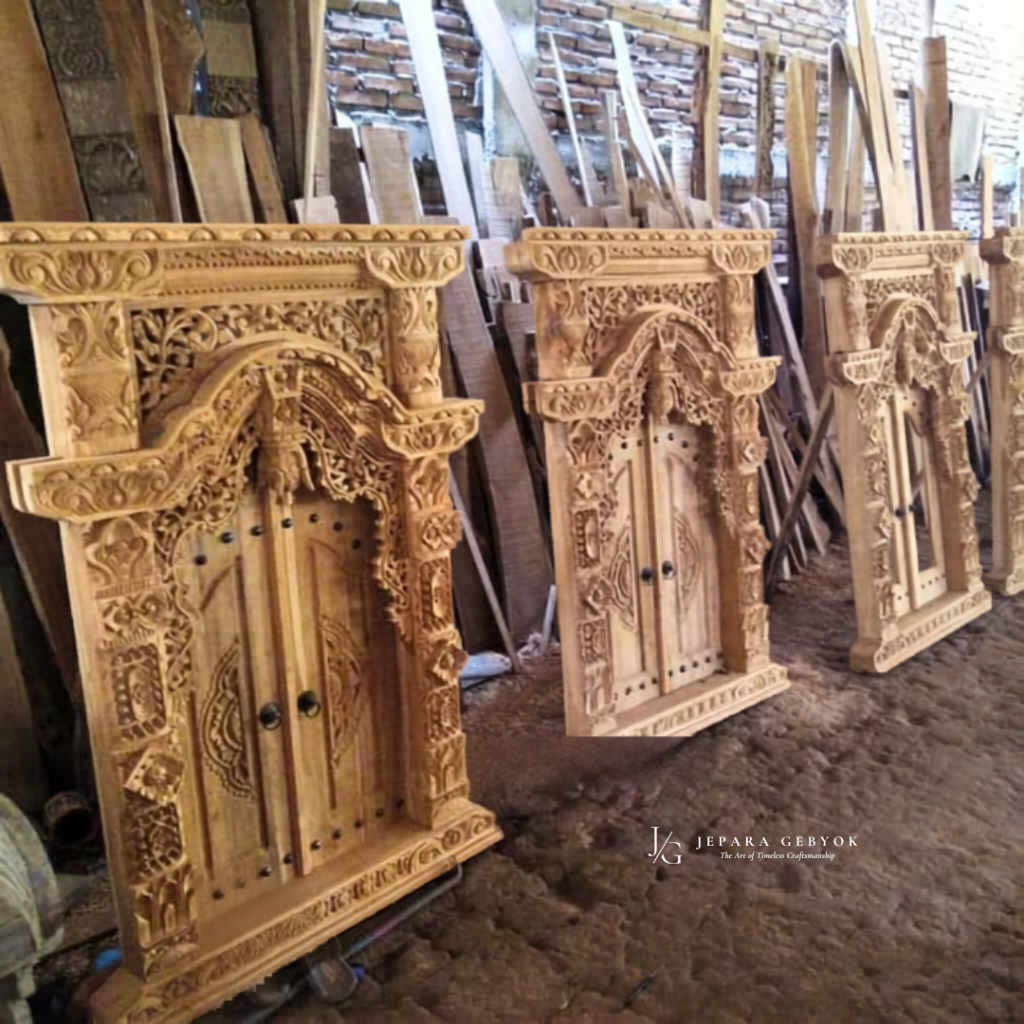 Jendela Gebyok Minimalis Kayu Jati Ukir Jepara Pintu Jendela Rumah Klasik