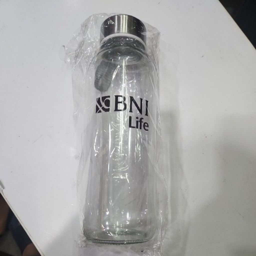 botol minum kaca BNI Life