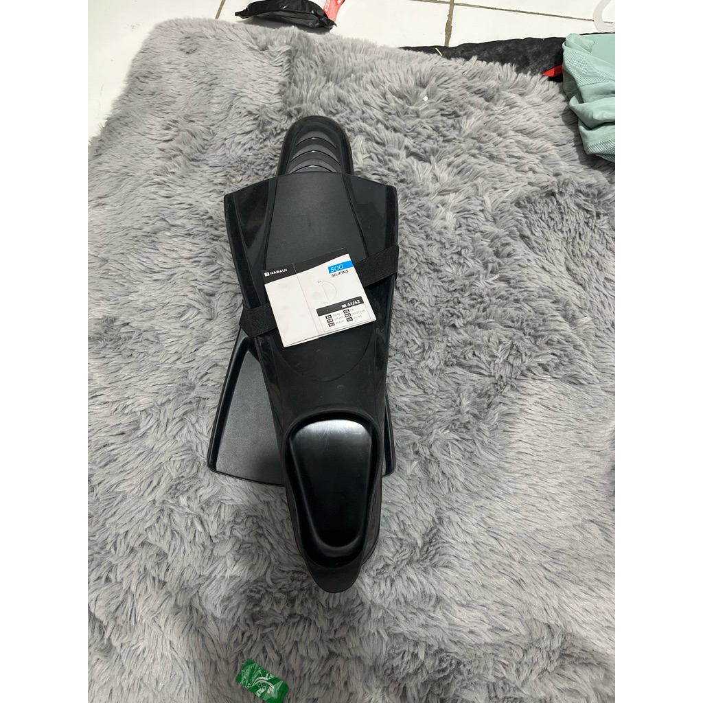 Sepatu Katak Swim Fin Renang Pendek Silifins 500 - Hitam