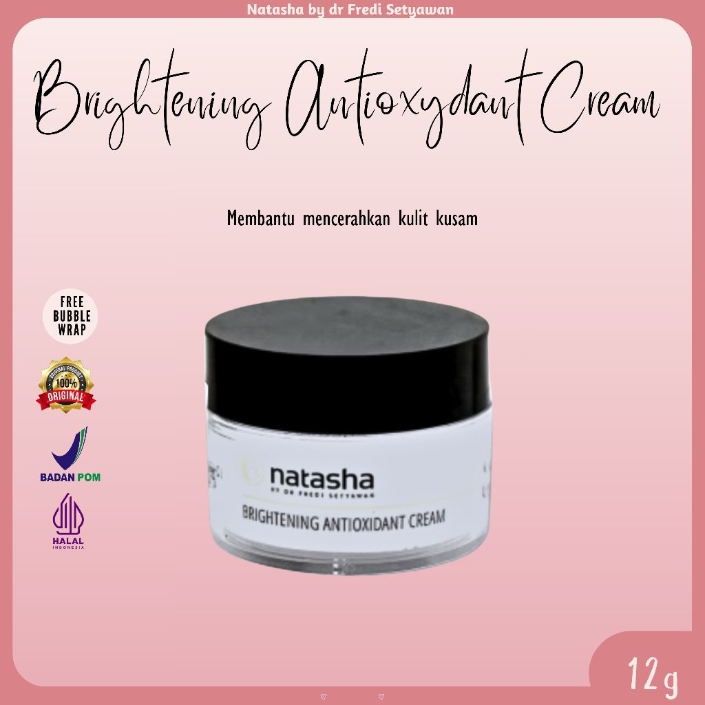 NATASHA Brightening Anti Oxydant Cream, ROX, Krim Pagi Natasha, Krim Pencerahan