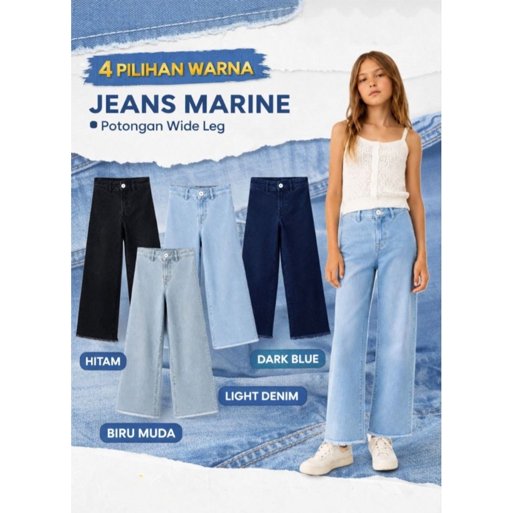 Celana Jeans Anak Kulot Z*RA