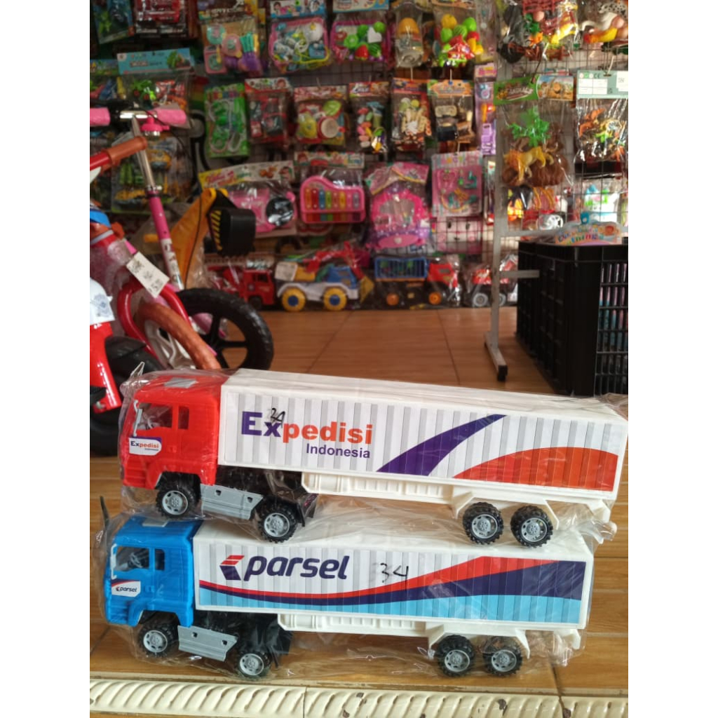 mainan anak truk box kontainerr kgp127