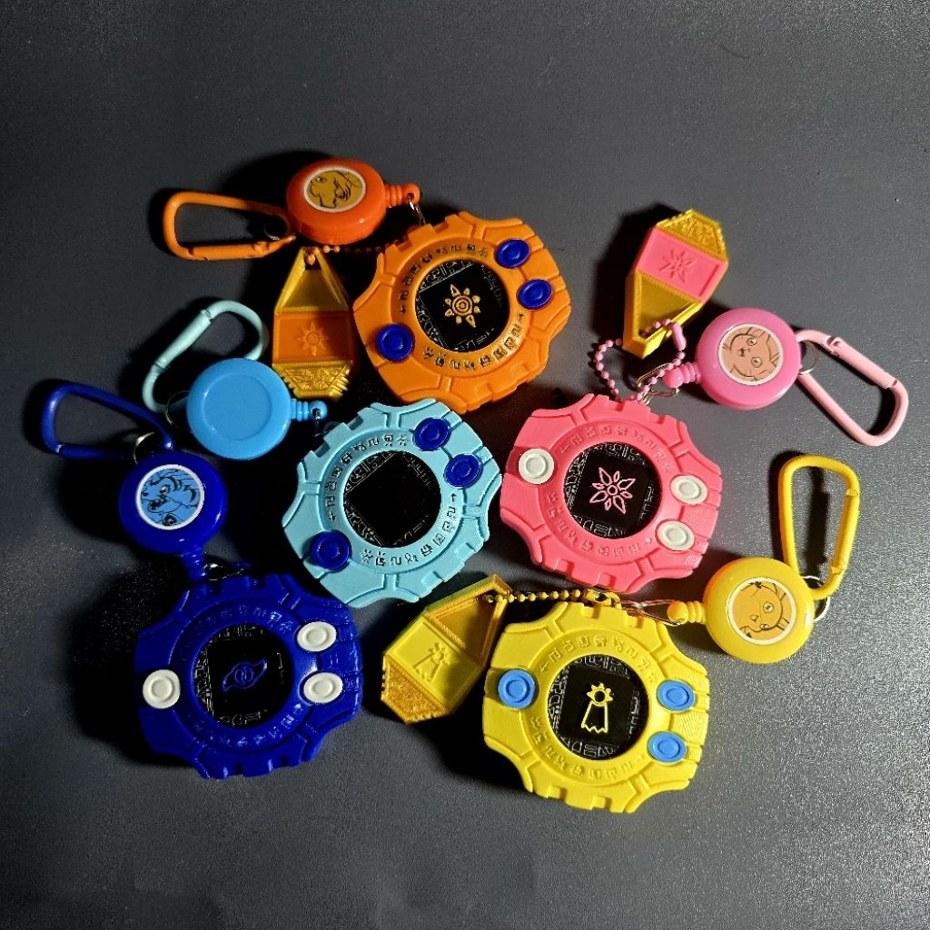 Digivice Keychain eMoney / Brizzi / Tapcash | Gantungan Kunci eMoney Digivice | NFC Cashless Keychai