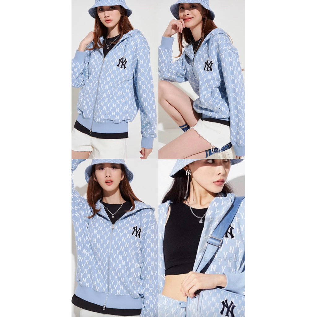 MLB New York Monogram All Over Jacket Blue