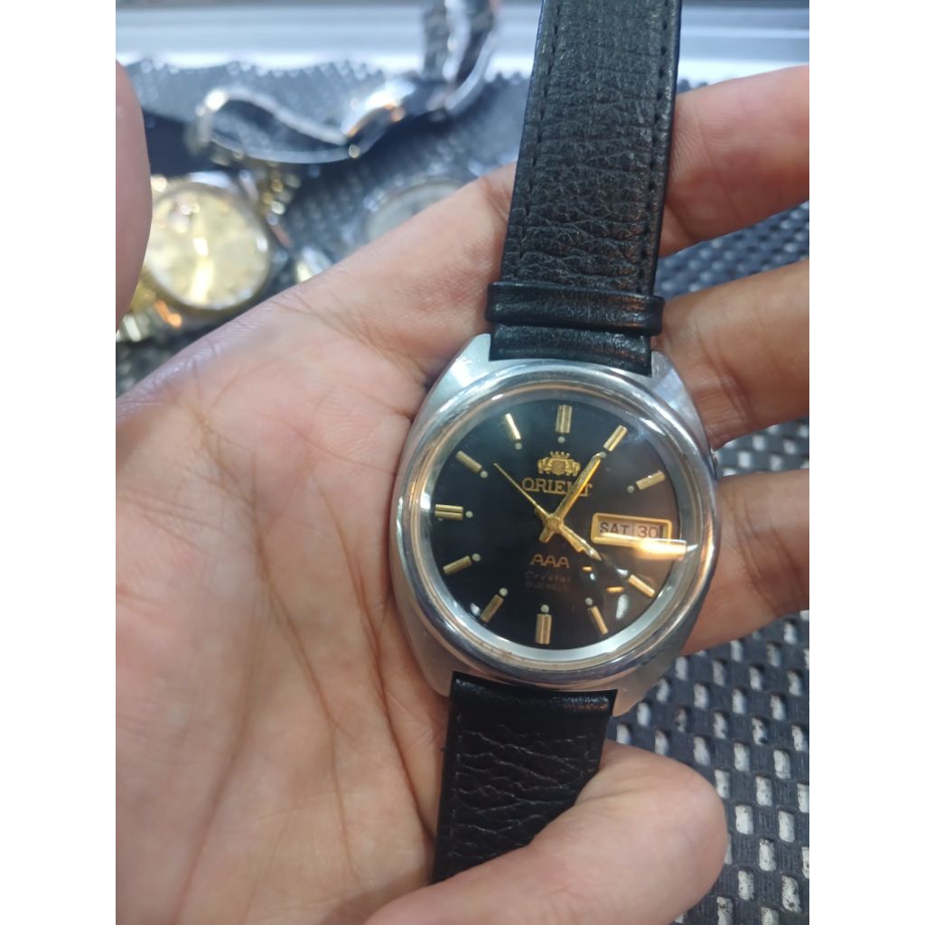 jam vintage orient  type crystallike new..pergerakan otomatis