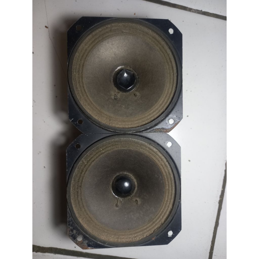 Sepasang Speaker pasif polytron 4 inch copotan tape compo