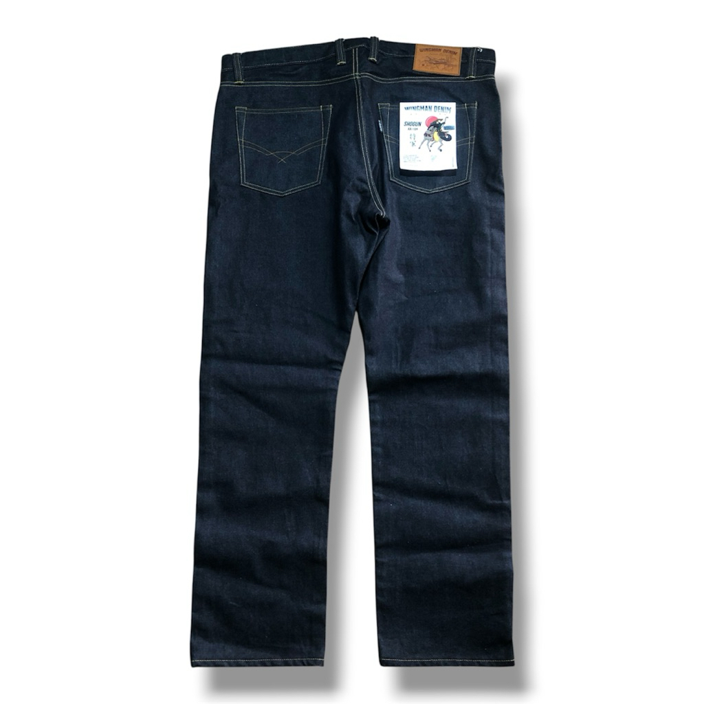 Wingman Denim 14.5oz Sanforized Kaihara Mills Japan Red Line Selvedge Denim Jeans