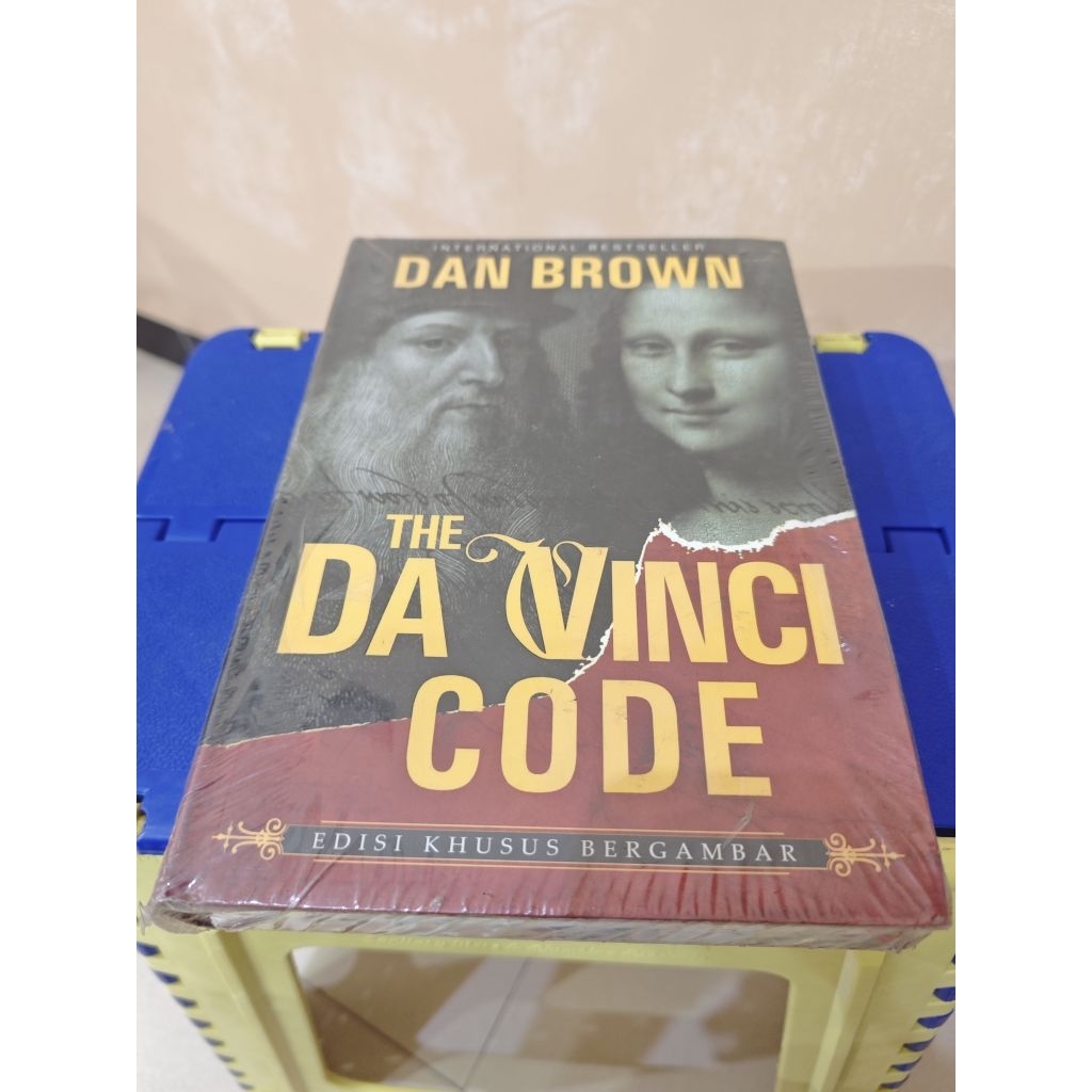 Novel Ori Original The Da Vinci Code edisi khusus bergambar dan brown HC hard cover buku bekas prelo