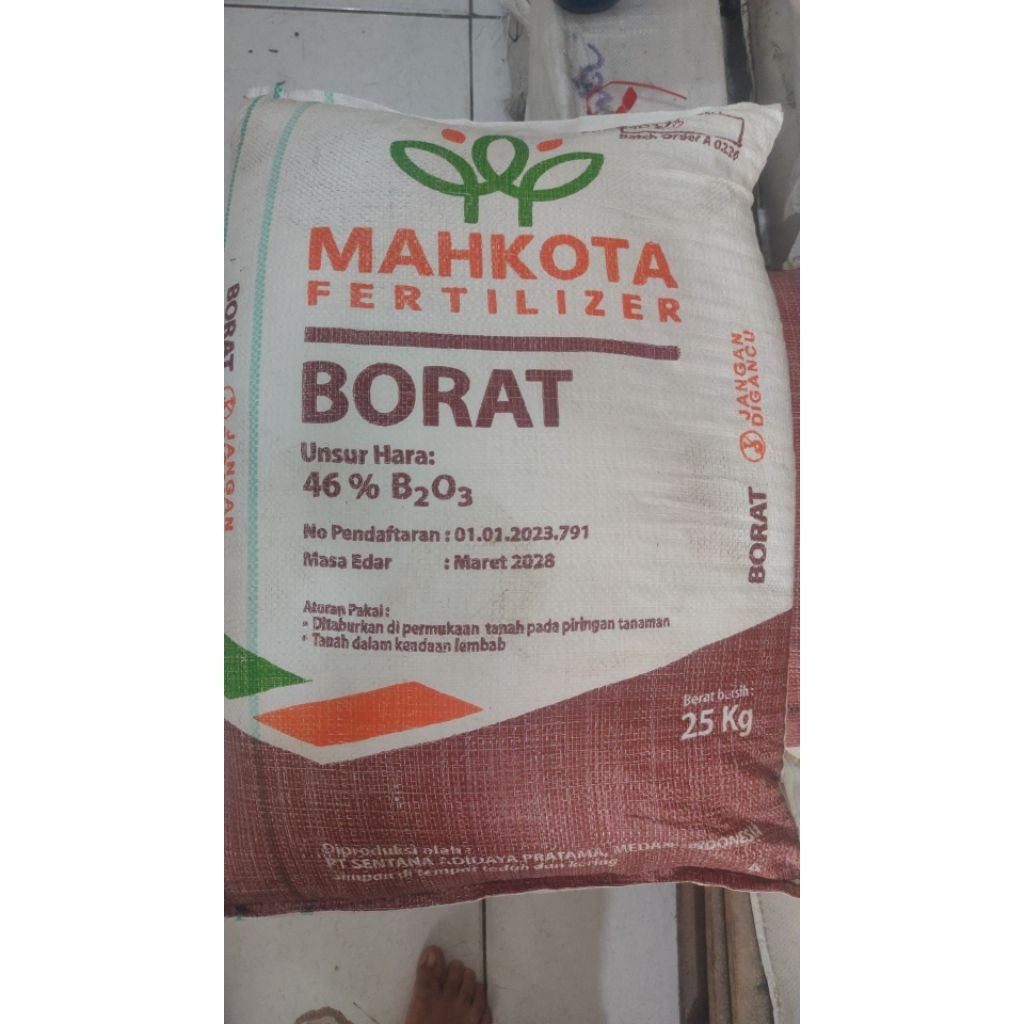 Pupuk Borat 25 kg