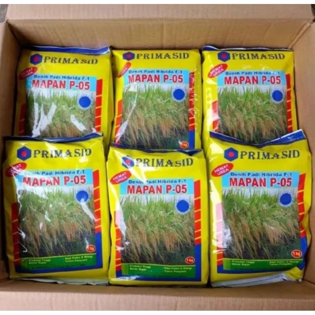 promo 1KG Benih padi mapan p-05 bibit padi berkualitas primasid