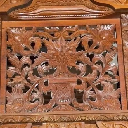 ornamen ukir ukiran kayu loster kusen pintu jendela loster roster custom ukuran
