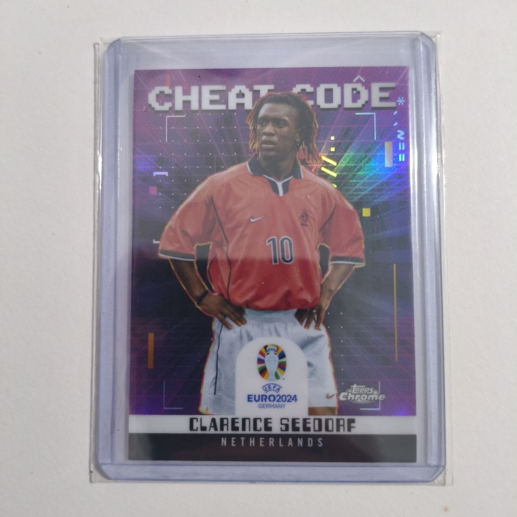Kartu Bola Topps Clarence Seedorf Netherlands