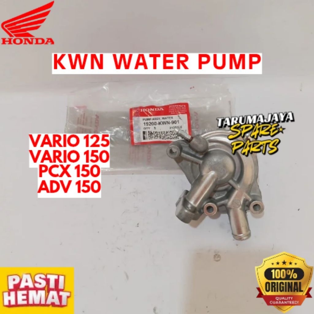 WATER PUMP ORIGINAL HONDA KODE KWN, WATER PUMP VARIO 125, WATER PUMP VARIO 150, WATER PUMP PCX 150, 