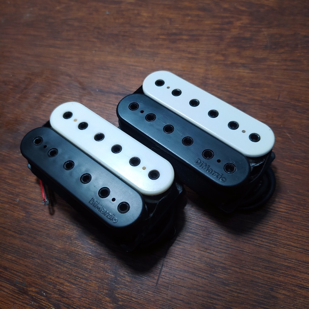 Dimarzio Evolution® bridge neck dp159 & dp158 pickup set -  Black/White