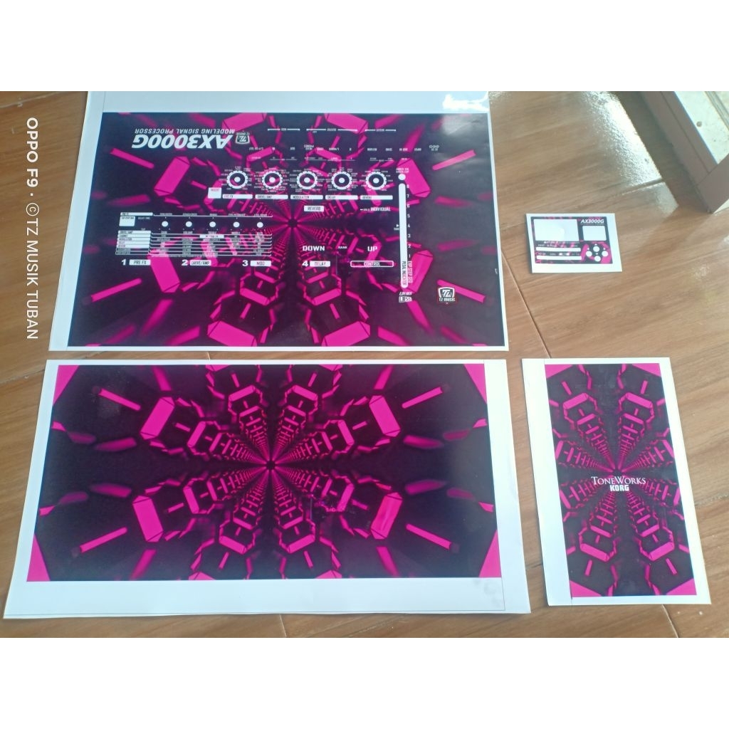 stiker efek korg ax3000g