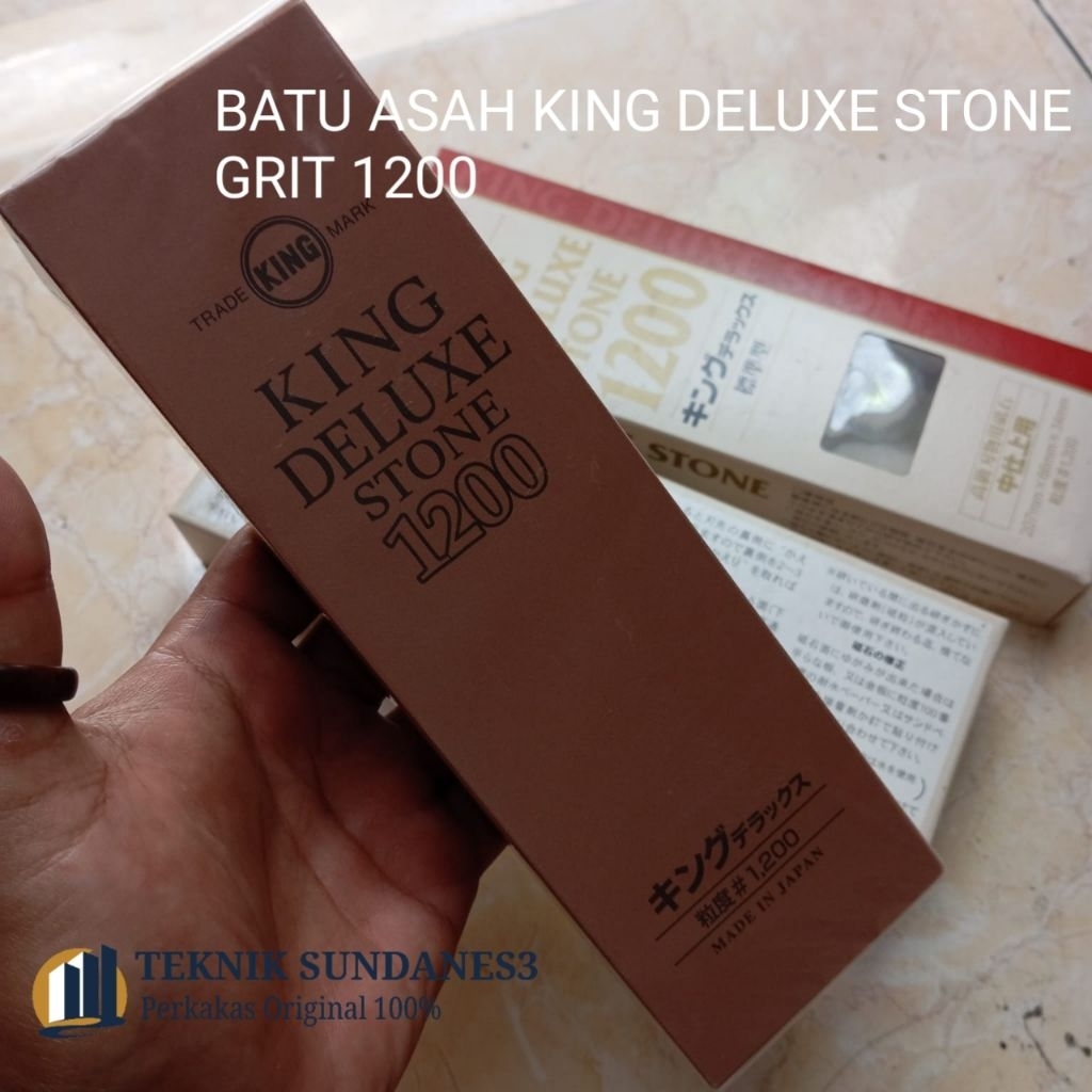 BATU ASAH KING DELUXE STONE GRIT 1200batu asah sintetis (water stone) berkualitas tinggi dari Jepang