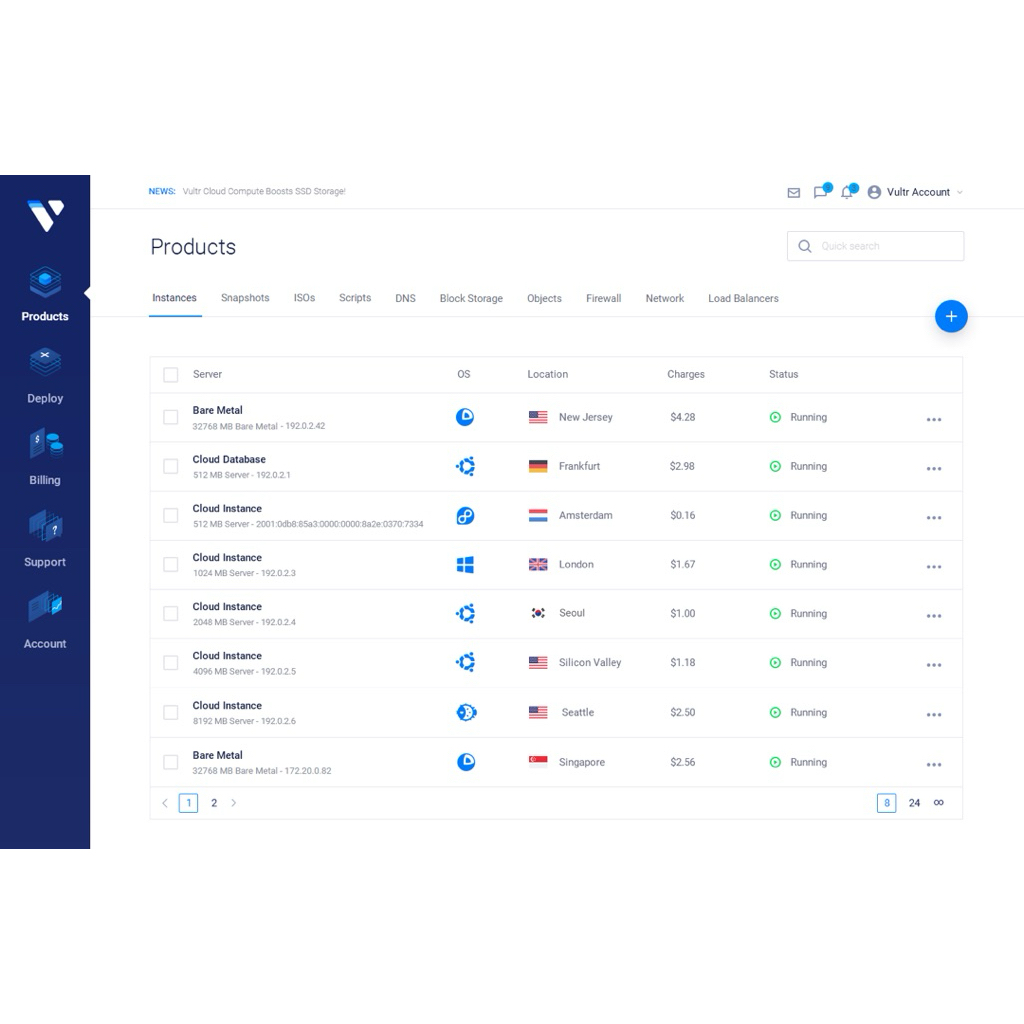Vultr 200$  Cluod VPS Dan Rdp Bergaransi limit 10 Instance
