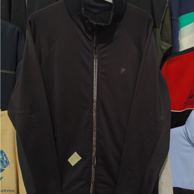 Jaket Olahraga Lari Jogging Jaket Running Jogging Jacket Tracktop ALIF FILA