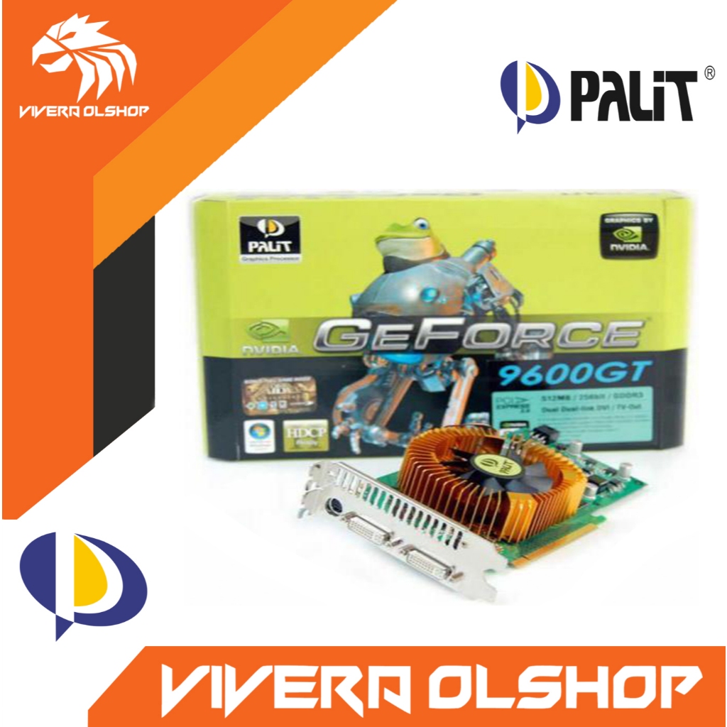 VGA 9600gt 512mb 256 Bit DDR3 PALIT - VGA 512MB - VGA 256BIT
