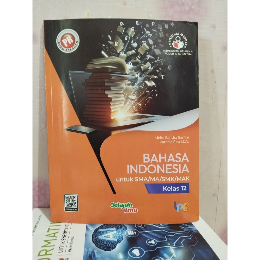 buku pr bahasa Indonesia, pr bahasa Inggris, pr biologi kelas 12/XII/3 sma ma kurikulum merdeka