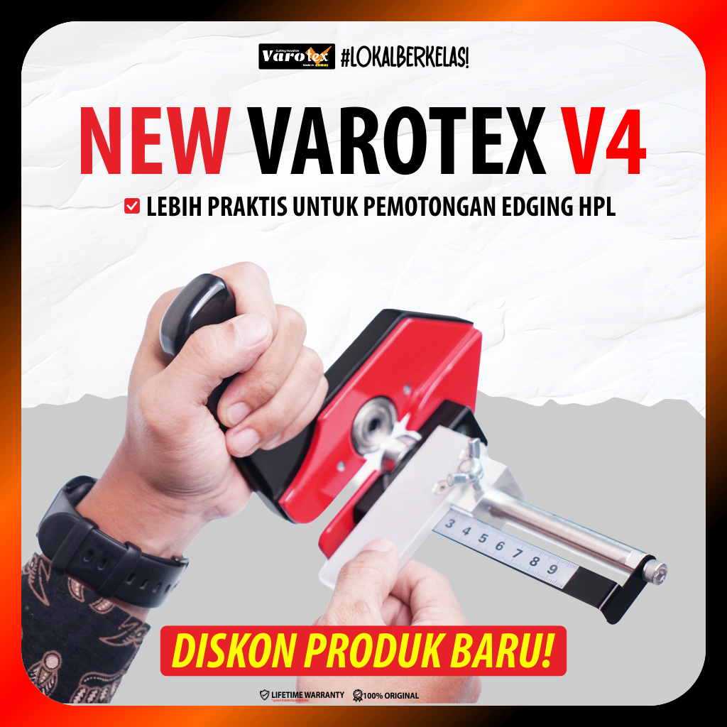 Varotex V4 Alat Potong HPL, Alat Potong Edging HPL Paling Presisi