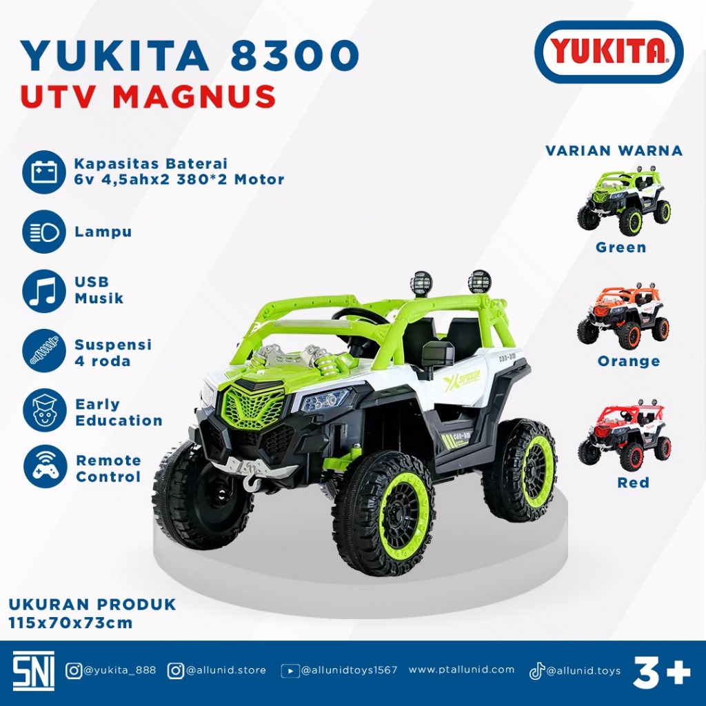 MAINAN ANAK MOBIL AKI UTV MOBIL UTV REMOTE