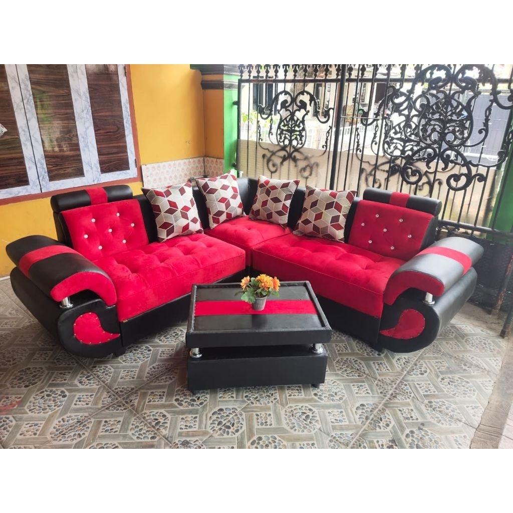 Sofa Sudut Tamu  Minimalis Termurah Brebes Tegal Pemalang