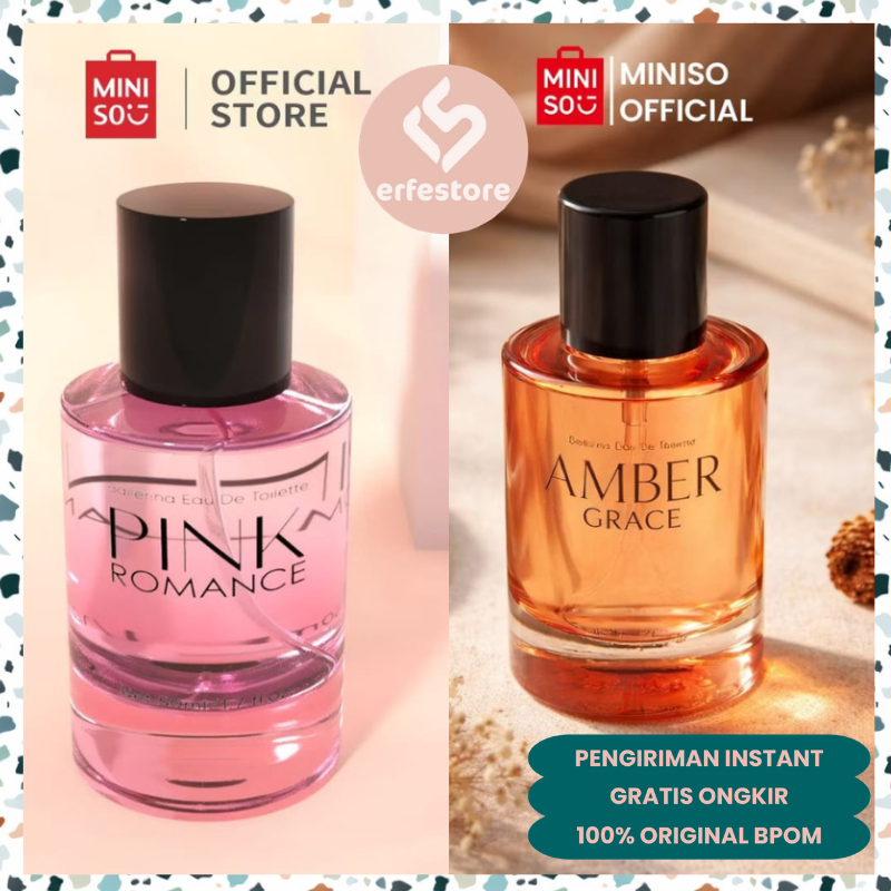 Miniso Ballerina Eau De Toilette - Parfum Wanita Wangi Fresh & Elegan