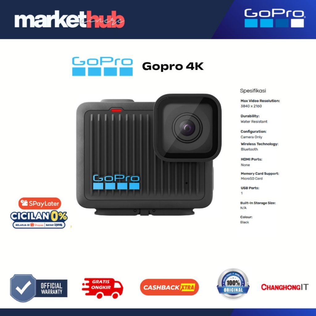 Barang Baru - Gopro 4K ActionCam - segel Garansi Resmi