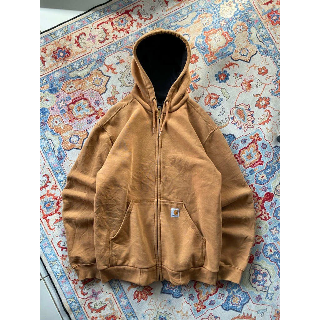 Carhat Rain Defender Zip Hoodie (brown)