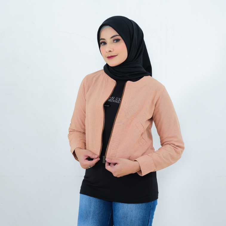 RILLEY - Blazer Friska Outer Wanita Luaran Jaket
