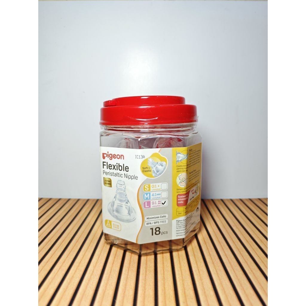Pigeon nipple S/M/L peristaltik satuan