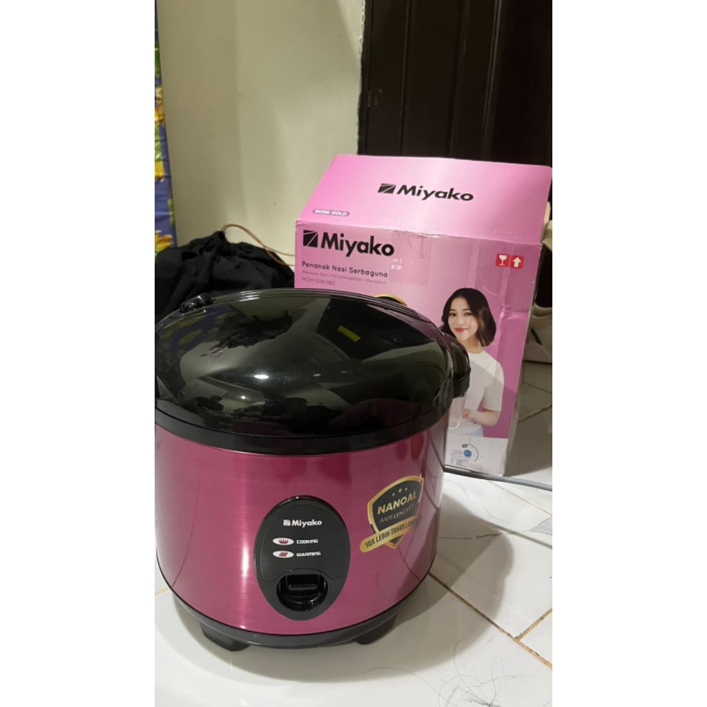 Rice Cooker Miyako New 1.2 liter