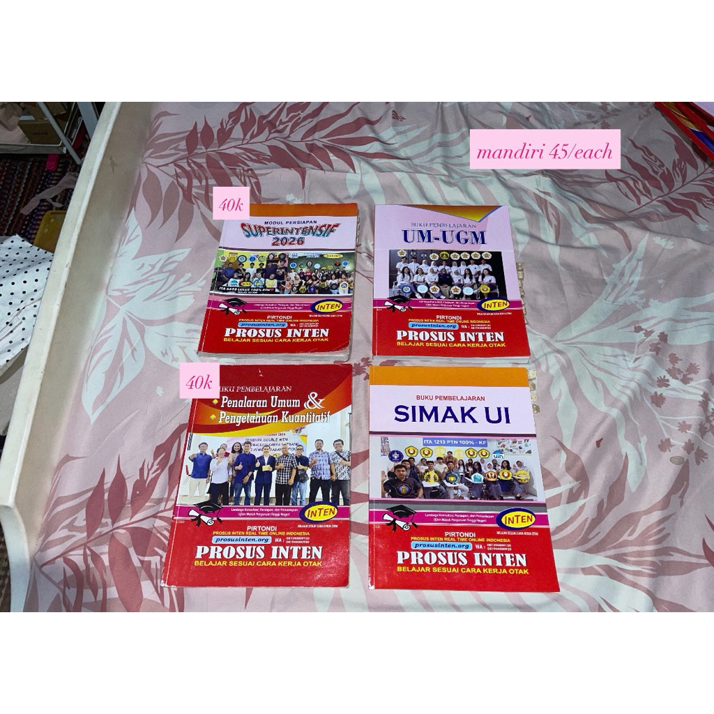 preloved buku inten