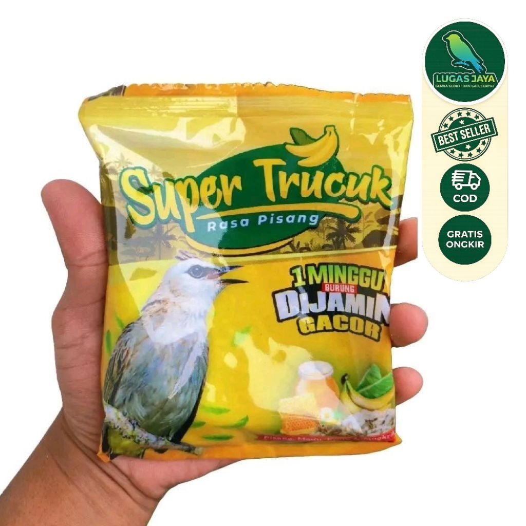Voer Pur Super Trucuk Varian Pisang | Voer Penggacor Trucuk Bahan