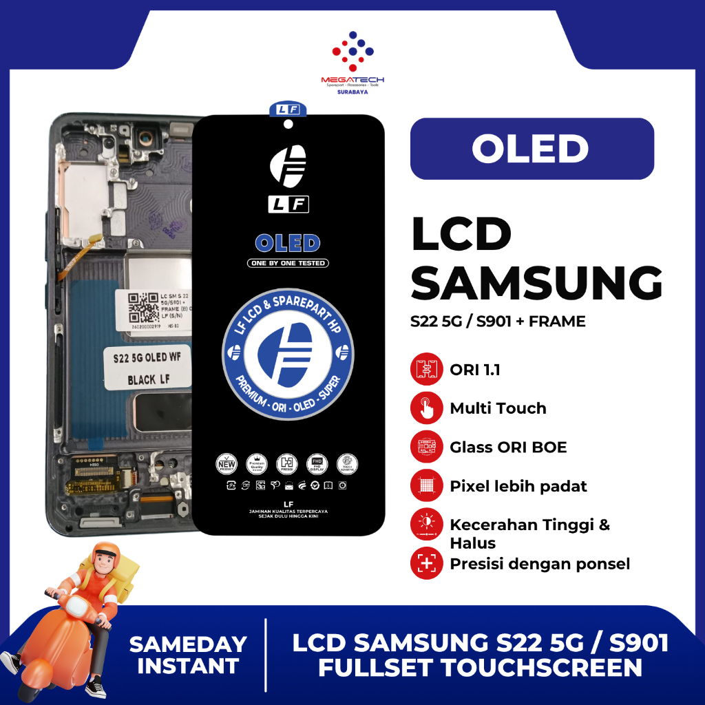 LCD SAMSUNG S22 5G / S901 FULLSET TOUCHSCREEN