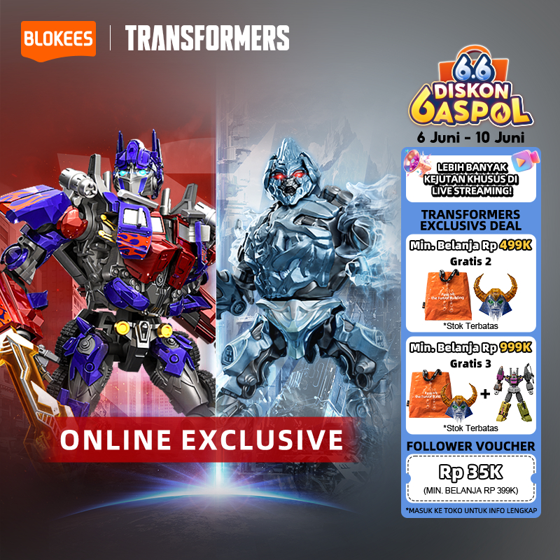 [ONLINE EXCLUSIVE] Blokees Transformers LIMITED EDITION Classic Class EX Optimus Prime Megatron
